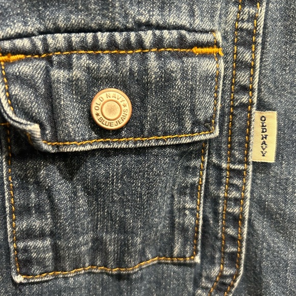 Old Navy Women’s Denim Blue Jean Bib Overalls L - Picture 6 of 12